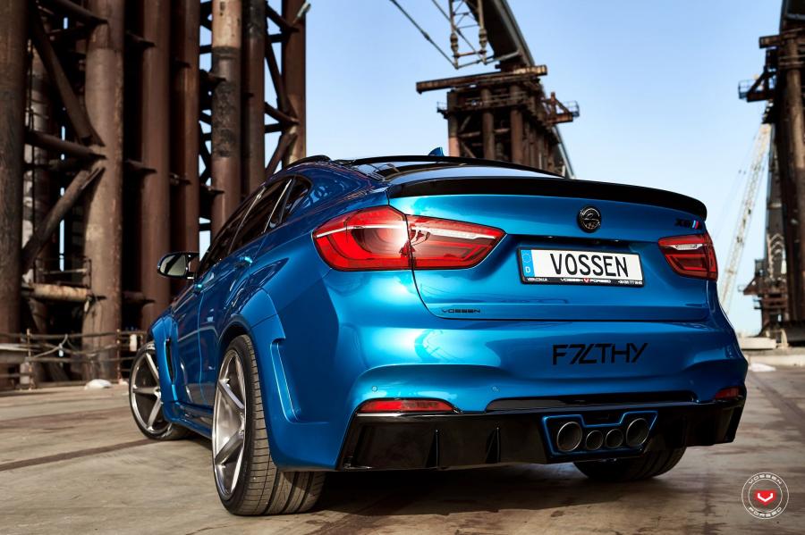  BMW X6 M on Vossen Wheels (VPS-303) 2017 года  (фото 21 из 28)